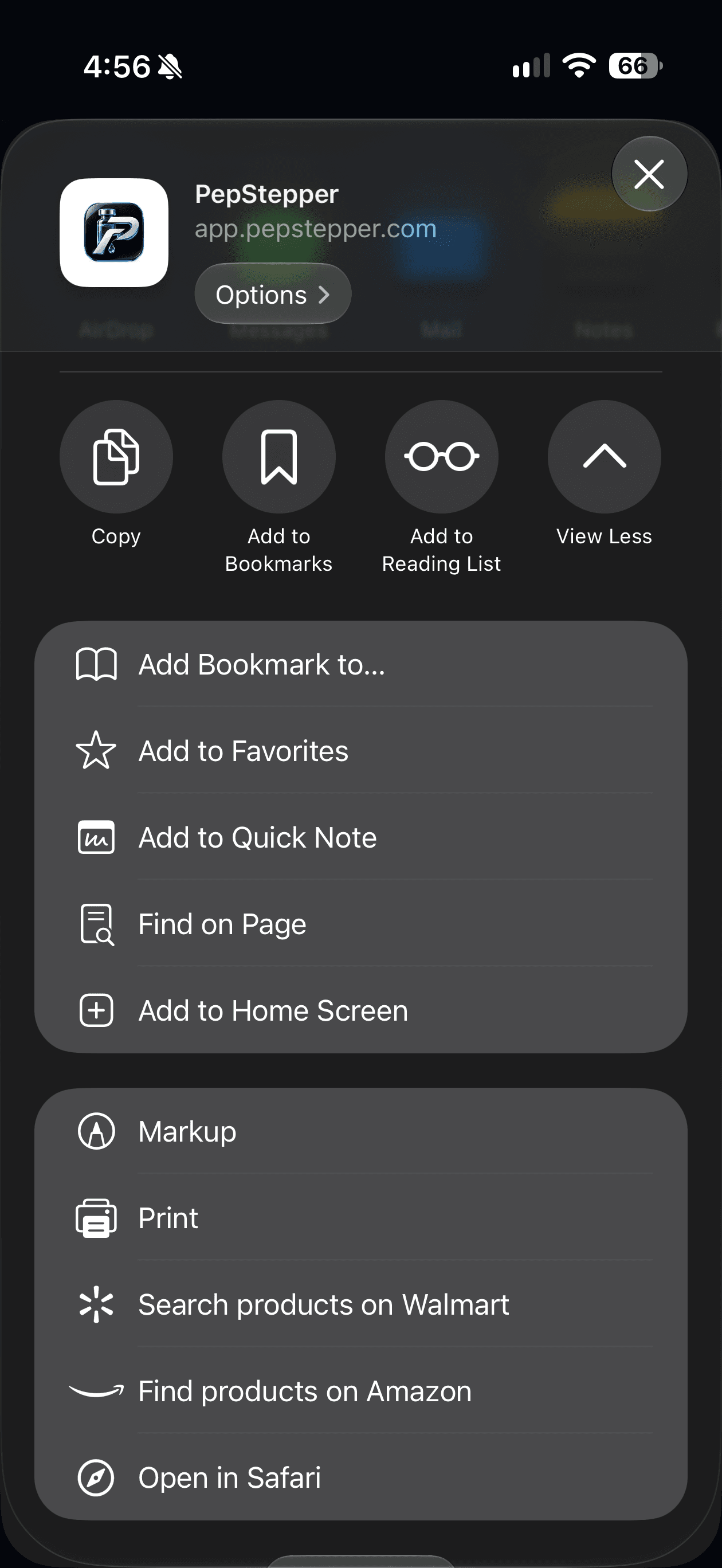 Step 3: scroll to add to home screen